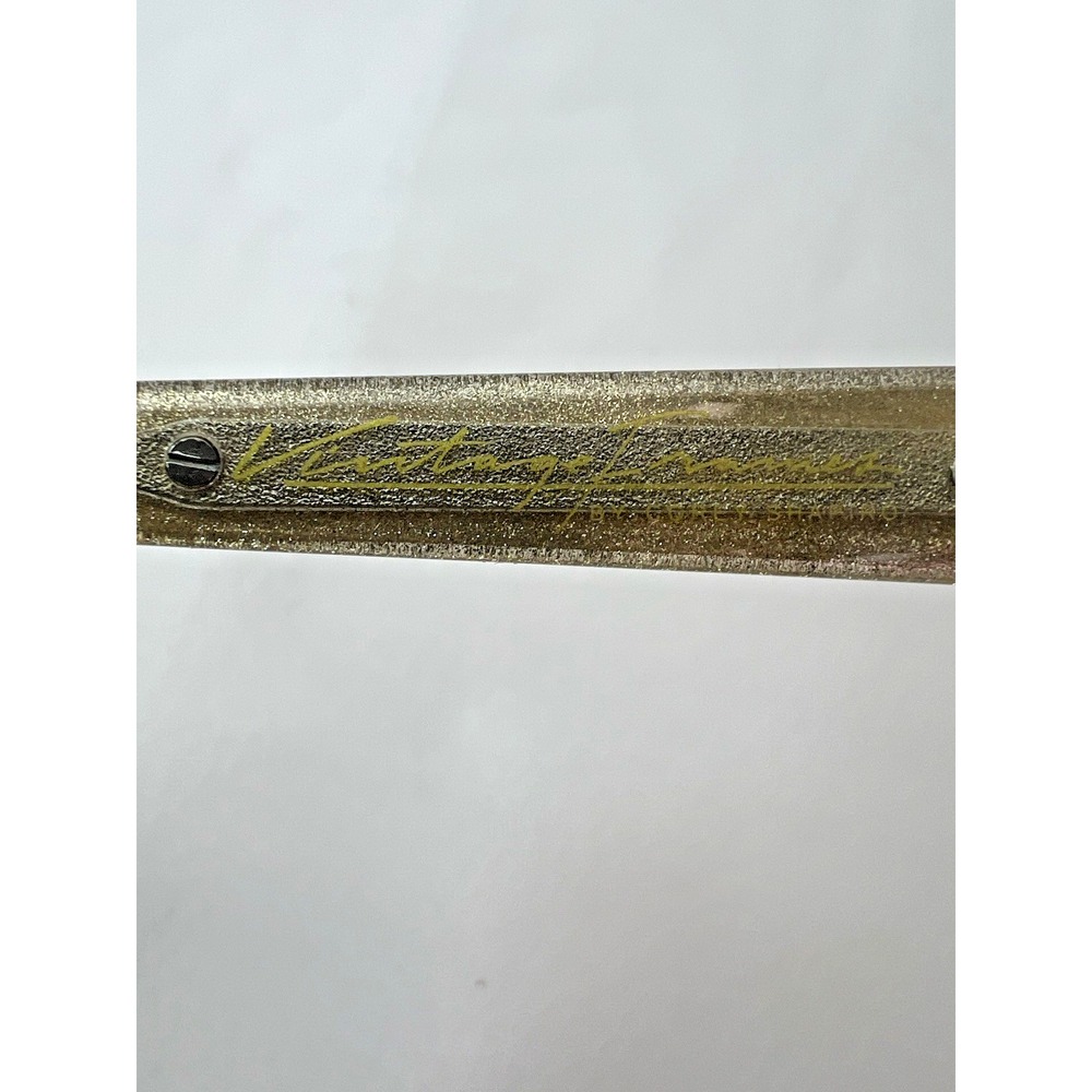 Vintage Frames By Corey‎ Shapiro Rude Metal Gold Unisex UV400 Sunglasses - Picture 7 of 9